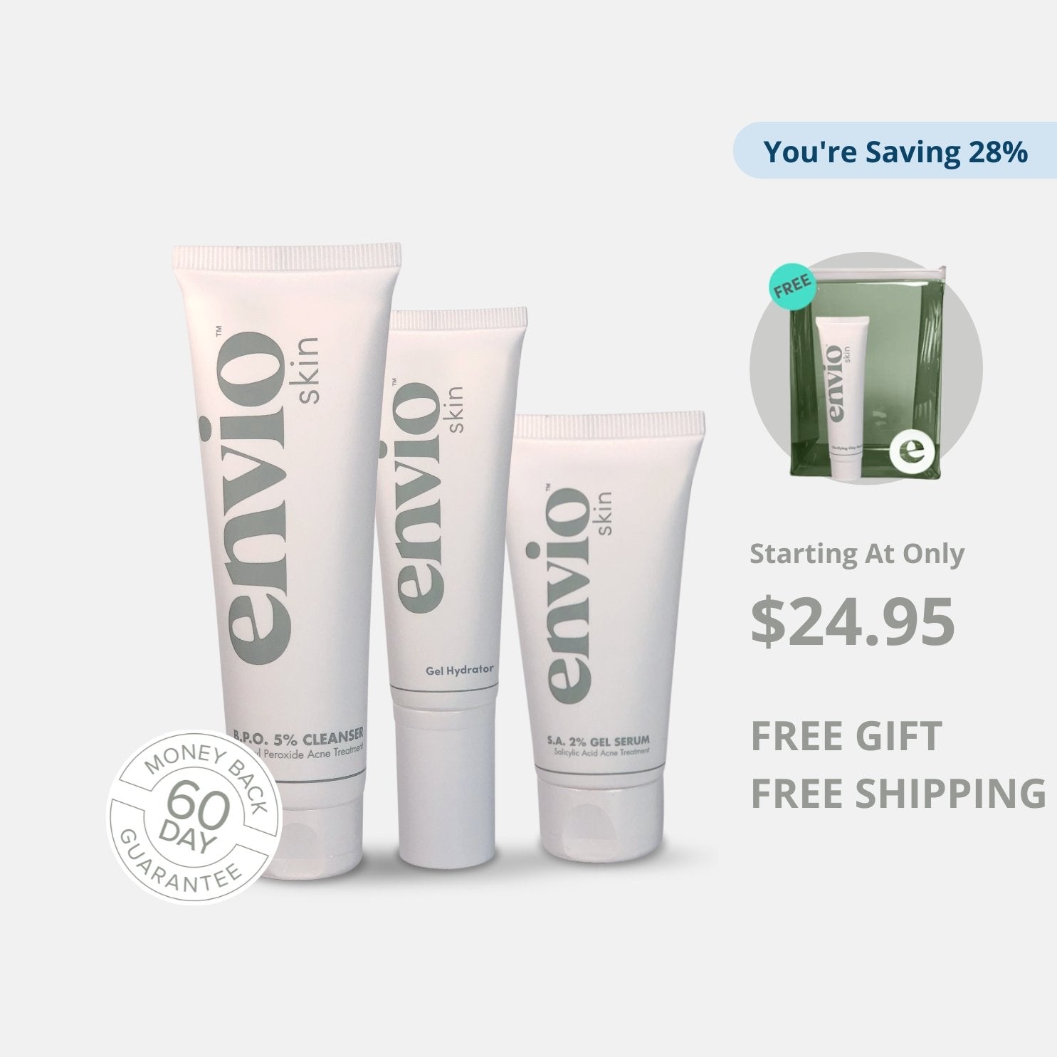 Clear Skin Trio - The Ultimate Acne Solution - envioskin.com