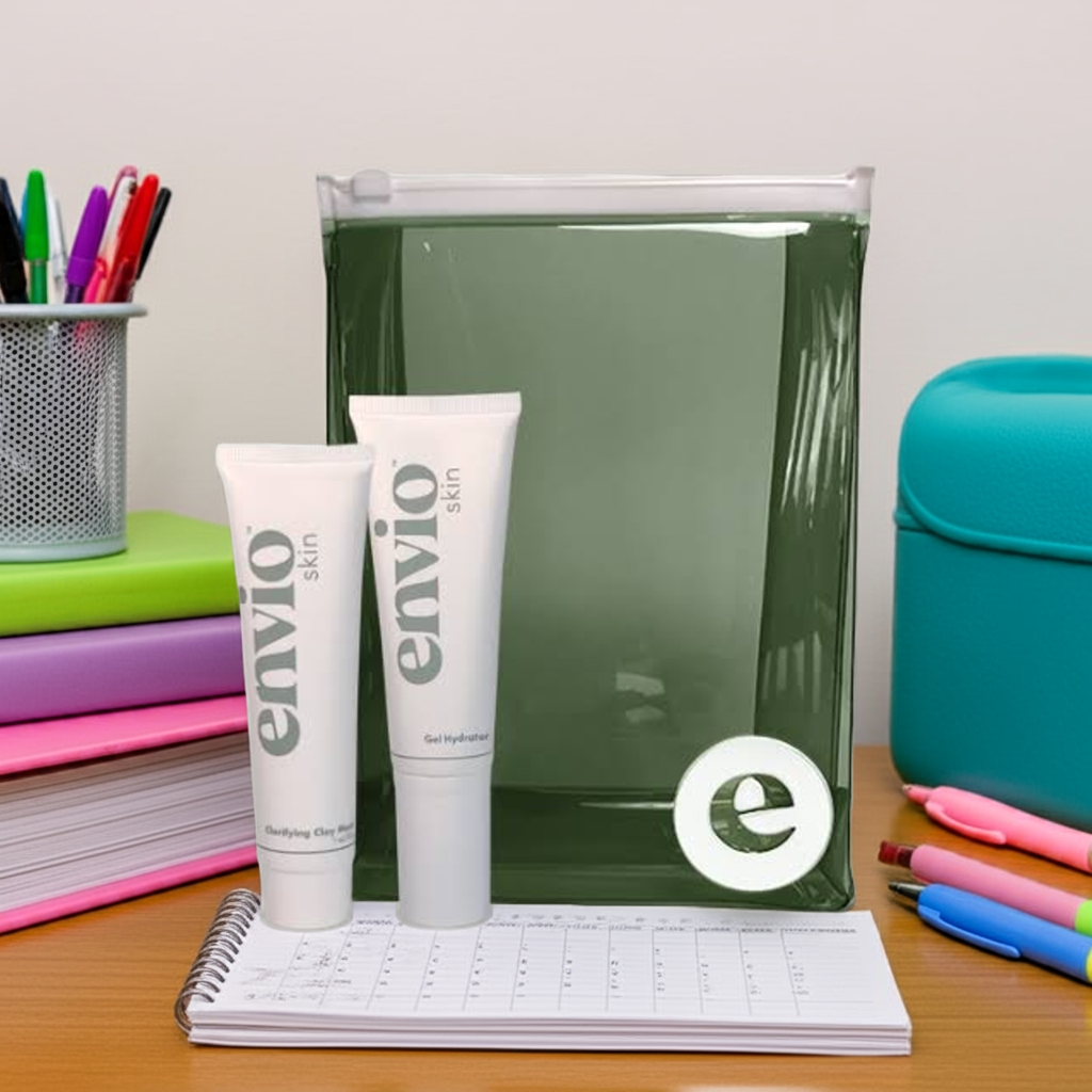 Envio Self Care Set: Gel Hydrator + Clay Mask + Travel Bag - envioskin.com