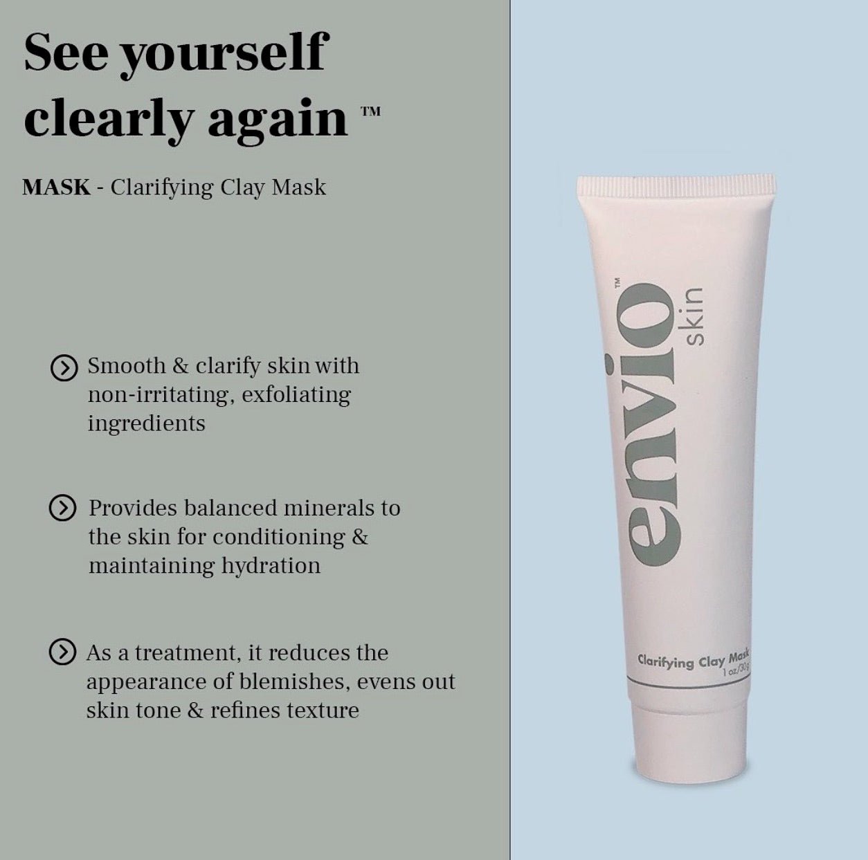 Cranberry Clarifying Clay Mask - envioskin.com